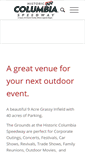 Mobile Screenshot of columbiaspeedway.com